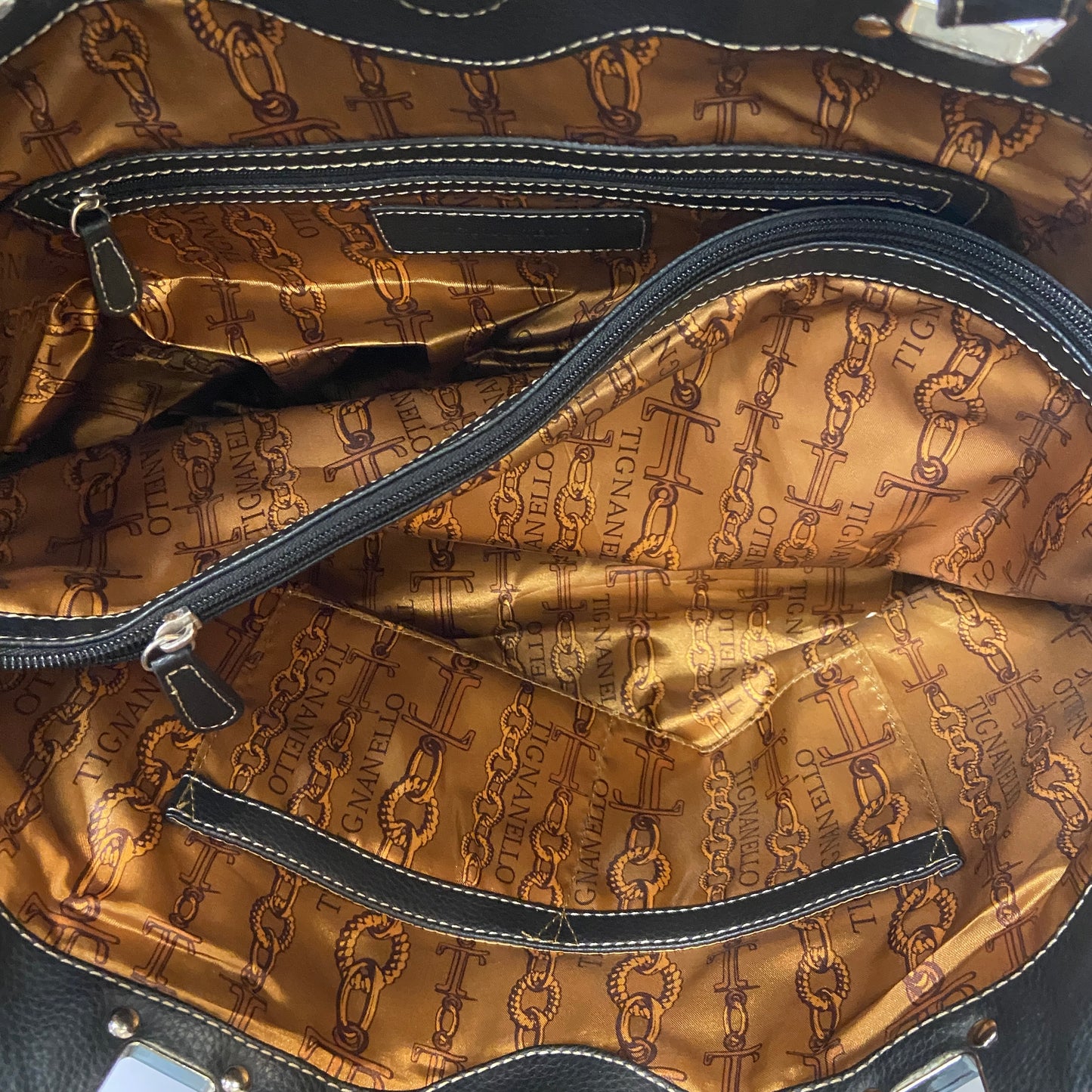 Tote Leather By Tignanello Purses, Size: Large