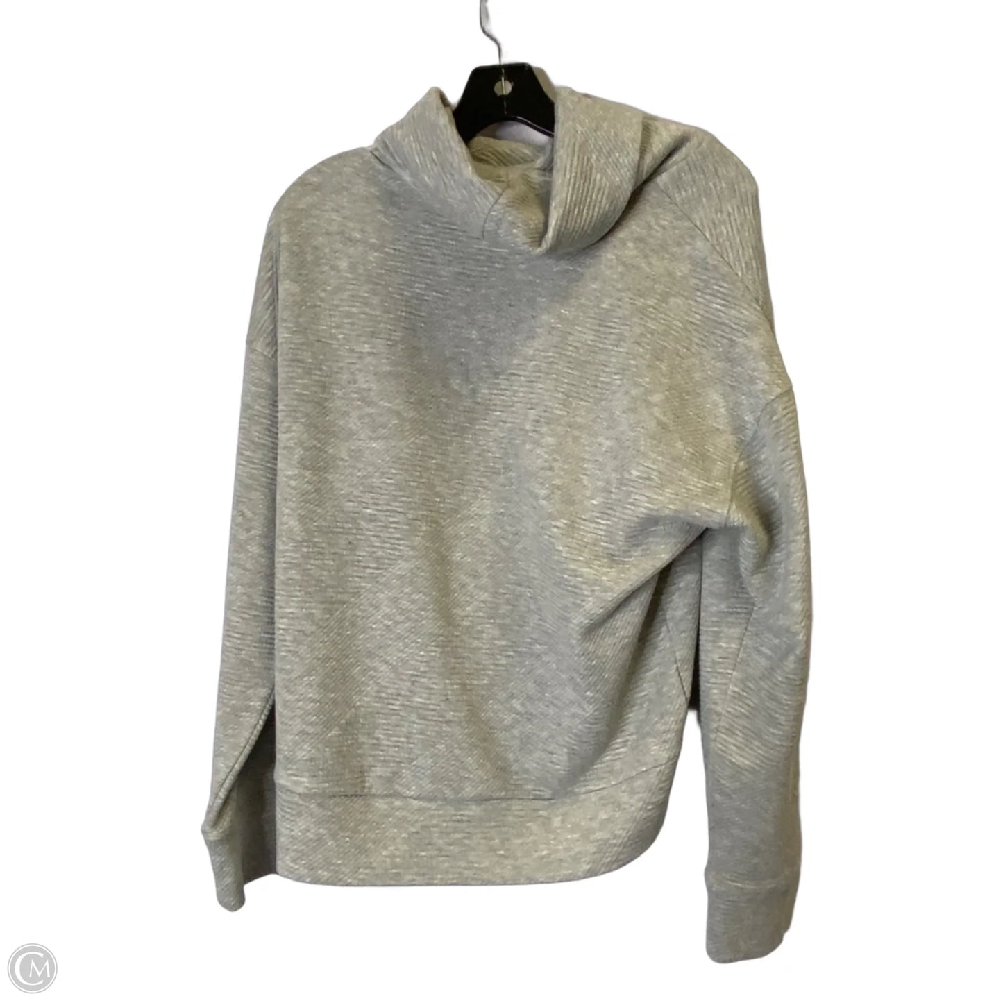 Sweatshirt Collar By Balance Collection In Grey, Size: S