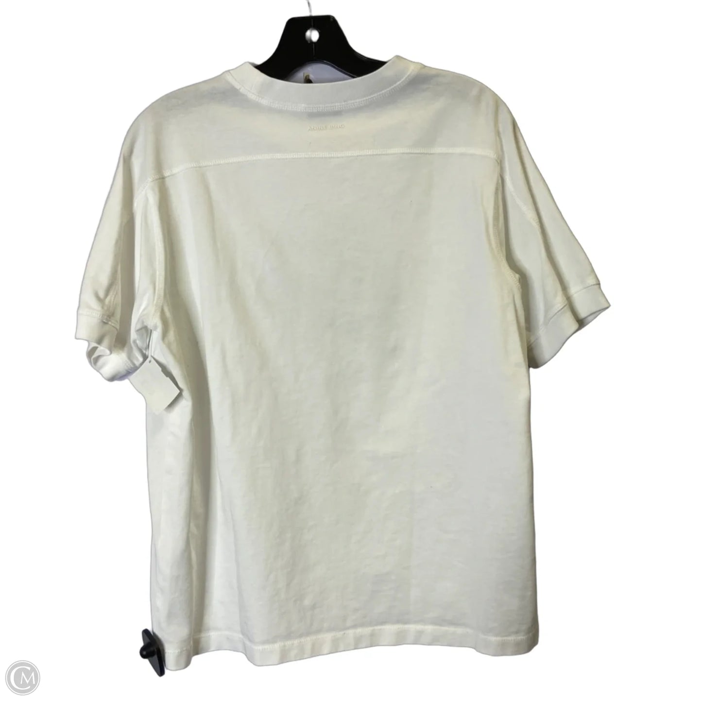 Top Short Sleeve Basic By Anine Bing In White, Size: S
