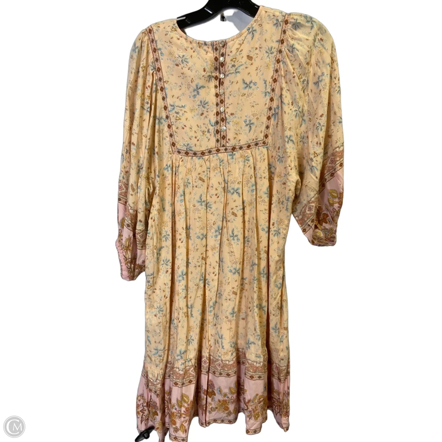 Dress Casual Midi By In Loom In Orange, Size: M