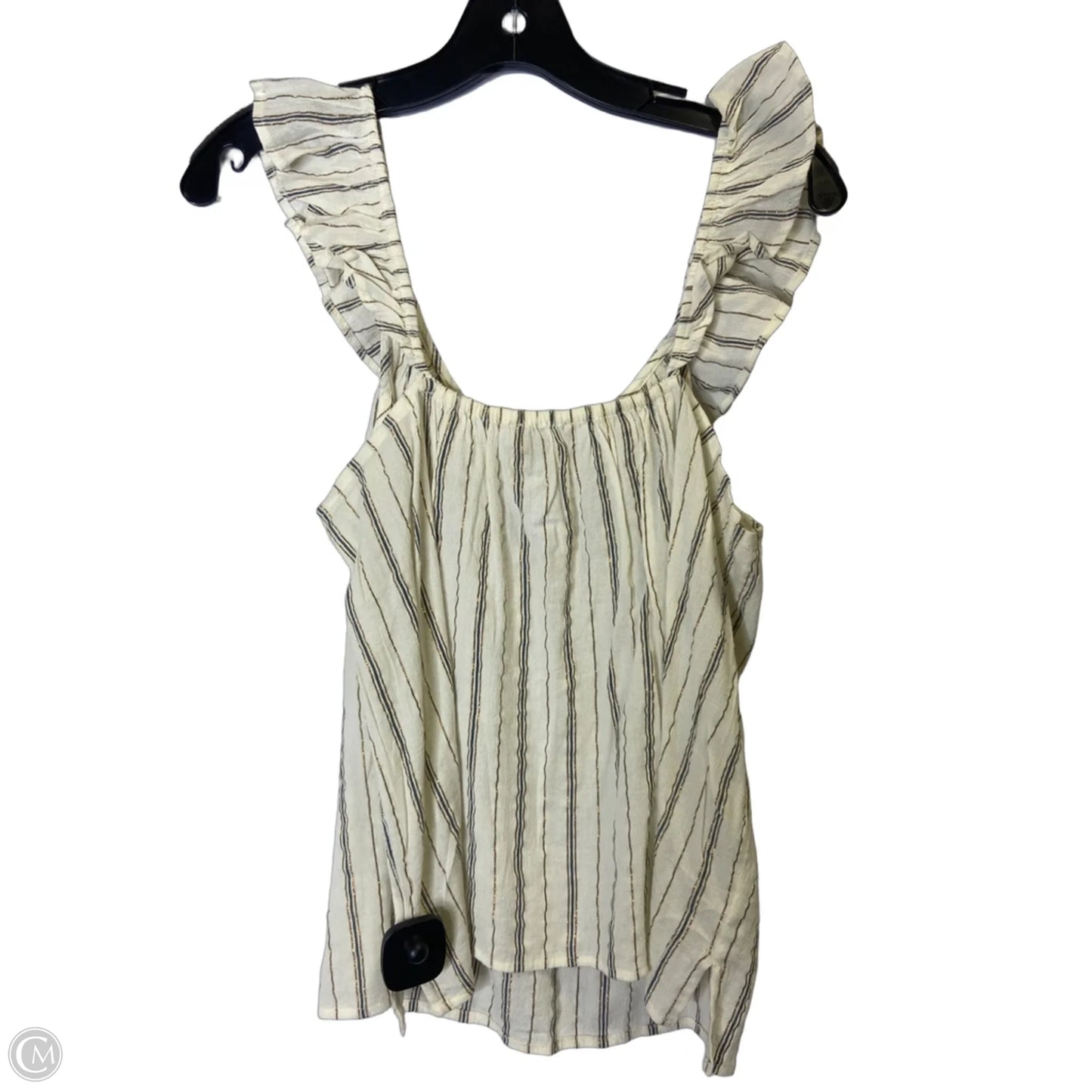 Top Sleeveless By Loft In Cream, Size: S