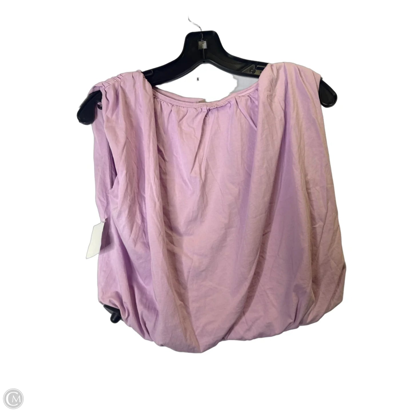 Top Short Sleeve By Loft In Purple, Size: S
