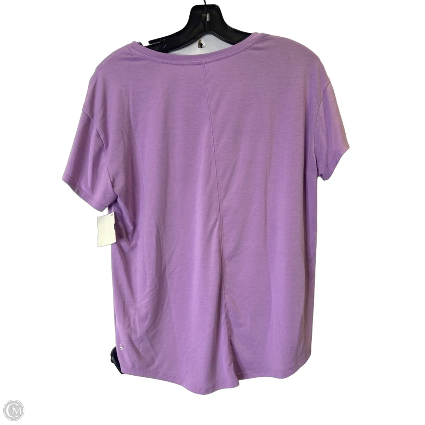 Athletic Top Short Sleeve By Athleta In Purple, Size: Xs