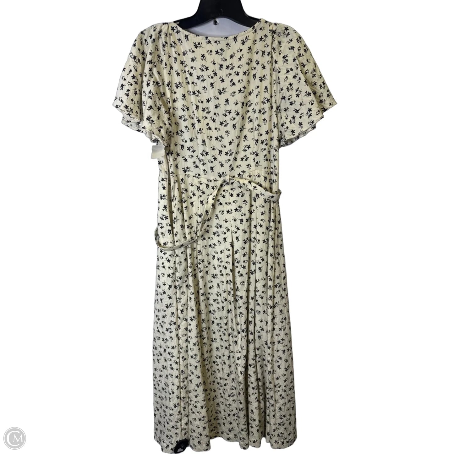 Dress Casual Midi By A New Day In Cream, Size: 6