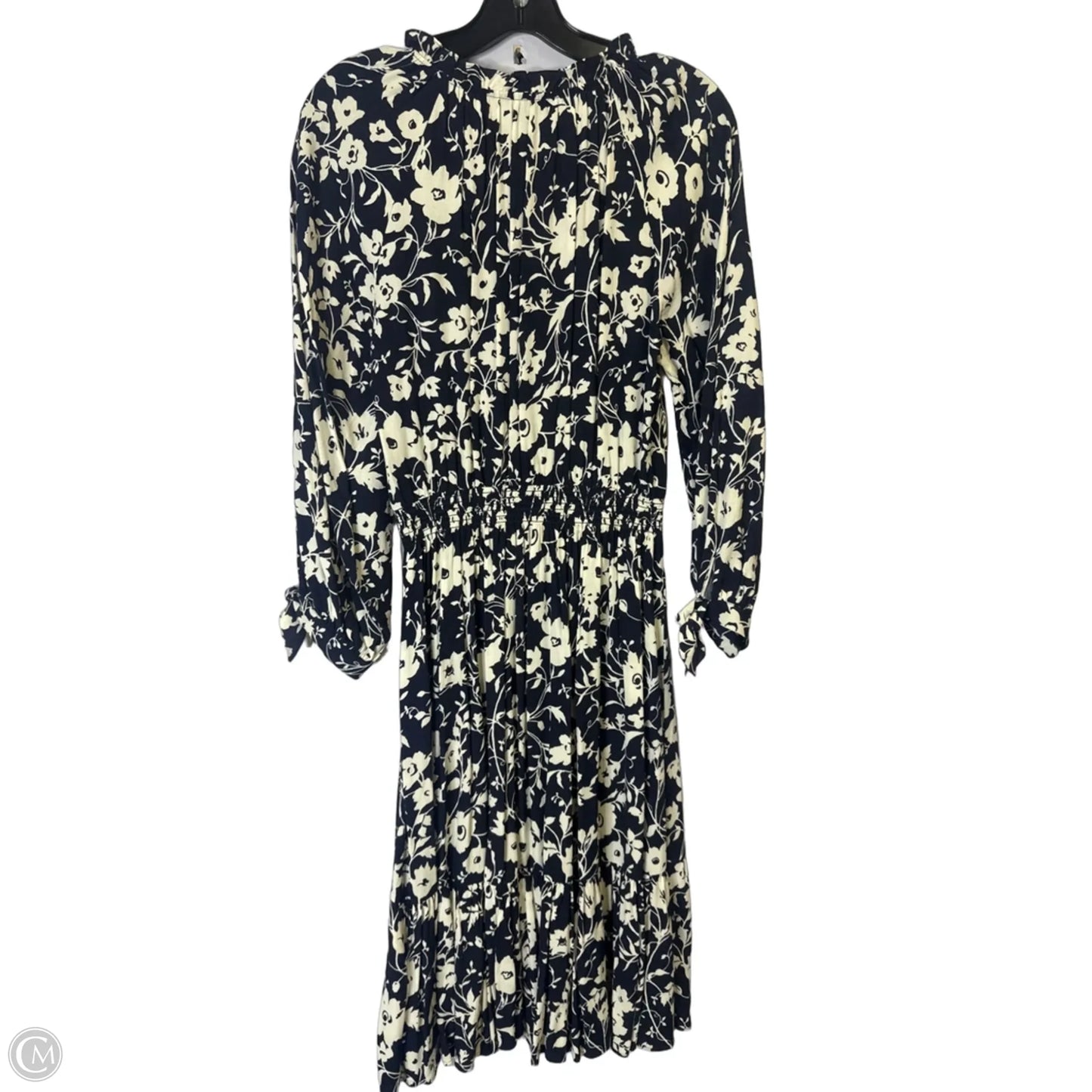 Dress Casual Midi By Talbots In Navy, Size: S