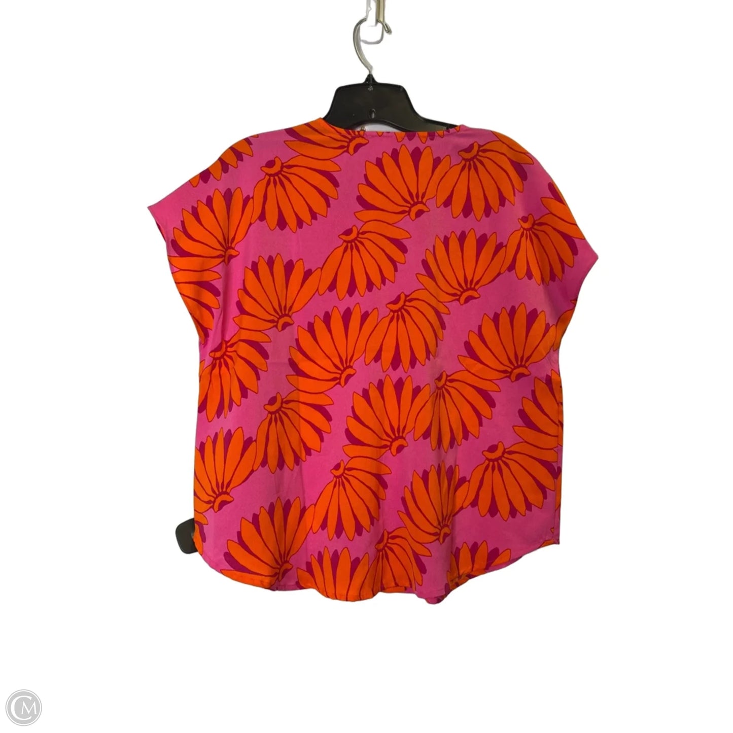 Top Short Sleeve By Jodifl In Orange & Pink, Size: S