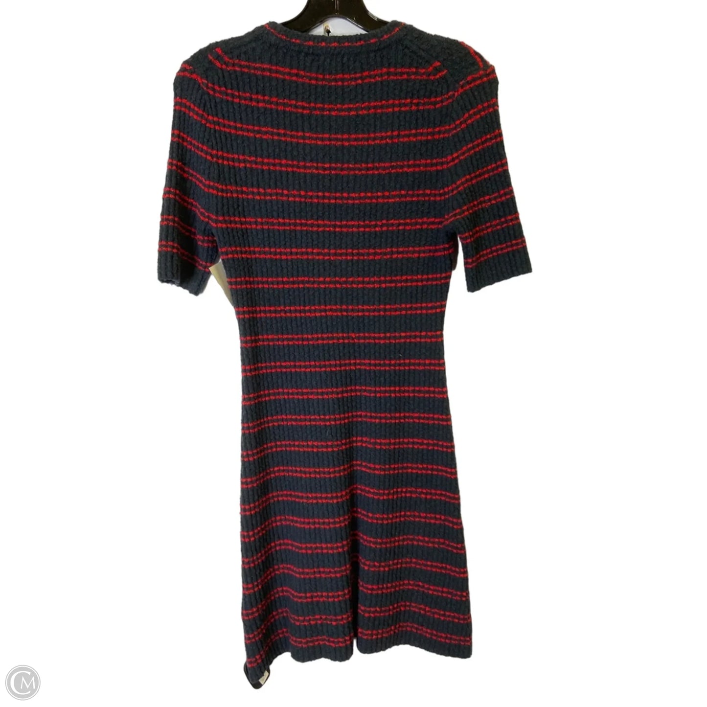 Dress Casual Midi By Madewell In Blue & Red, Size: S