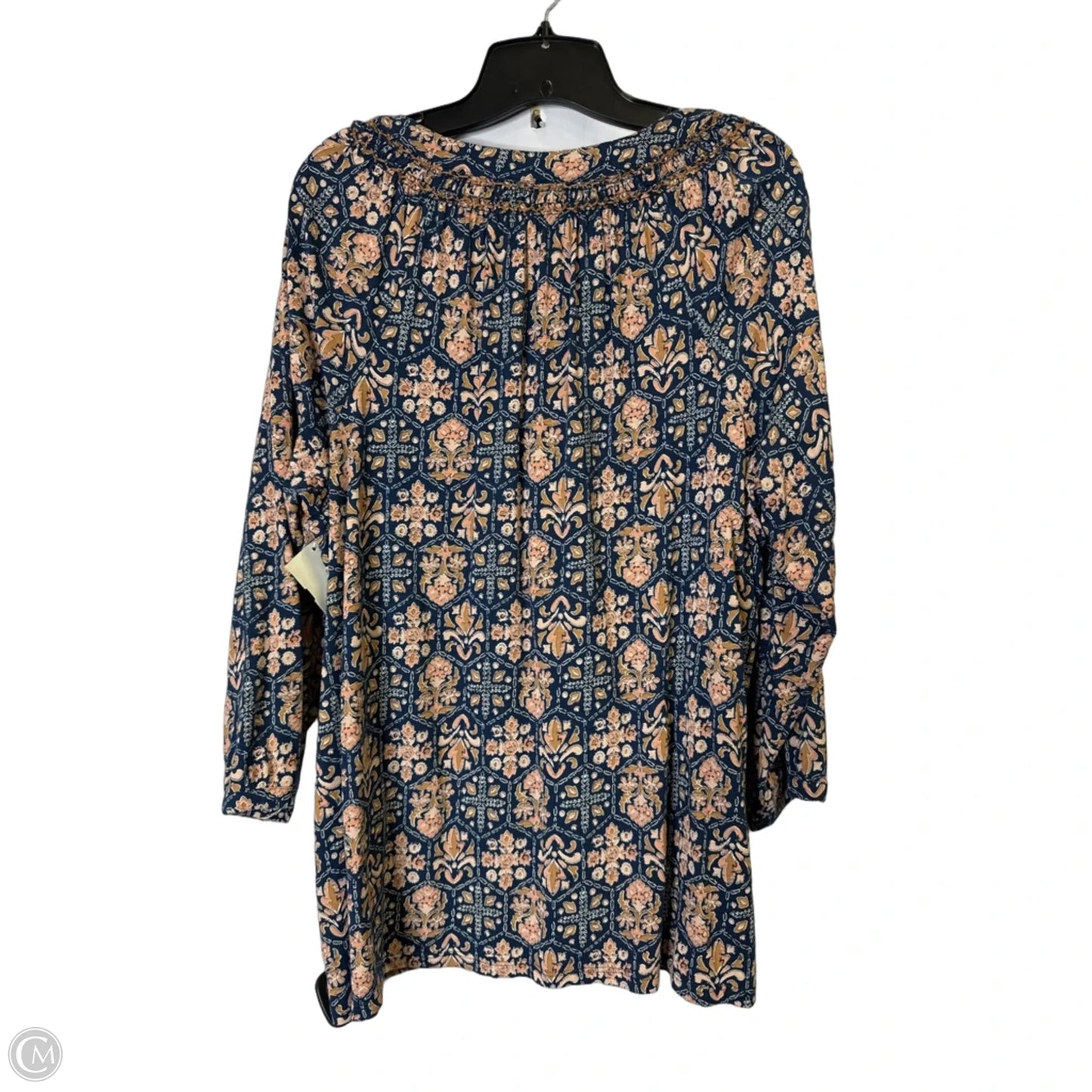 Top Long Sleeve By J. Jill In Navy, Size: Xl