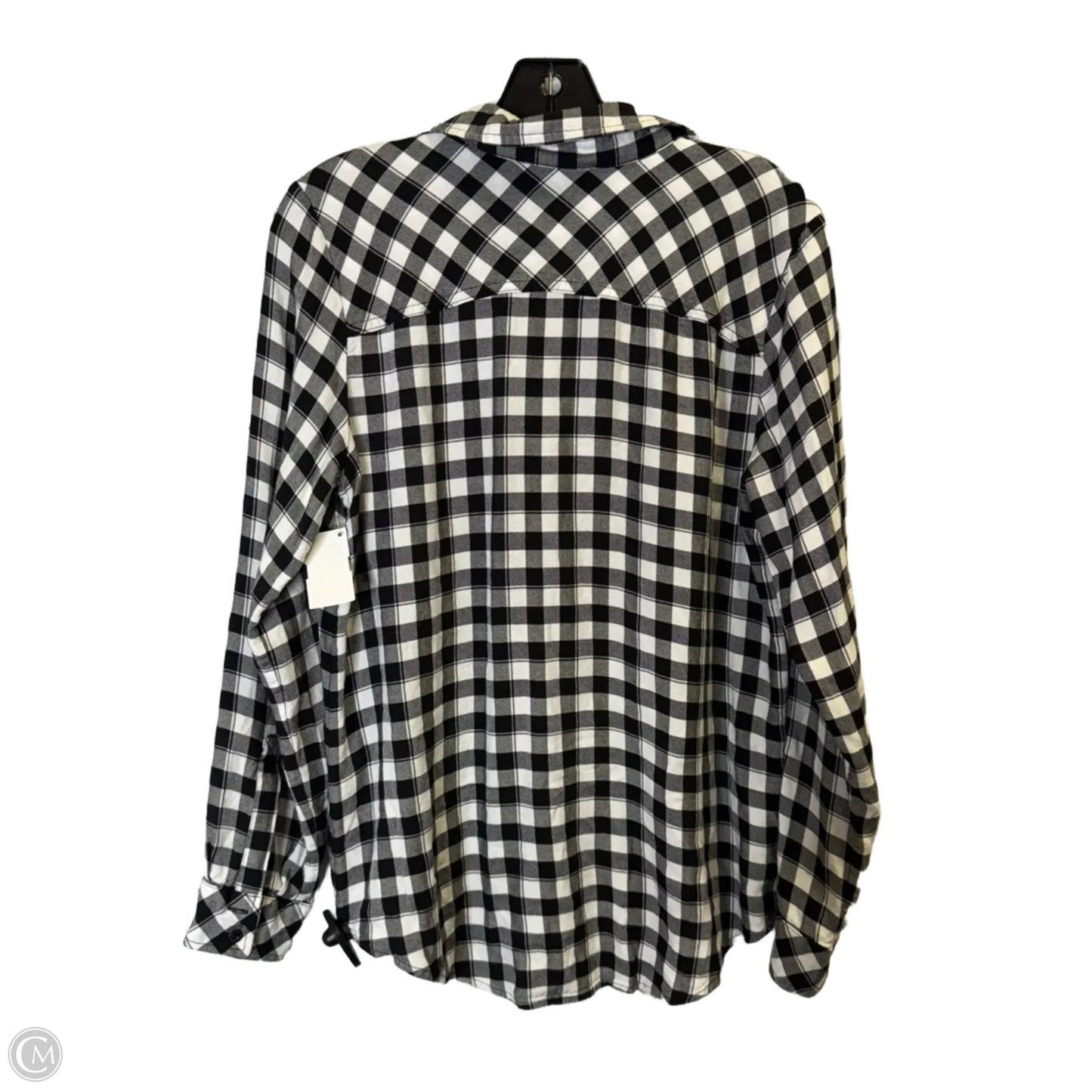Top Long Sleeve By Cmb In Black, Size: S