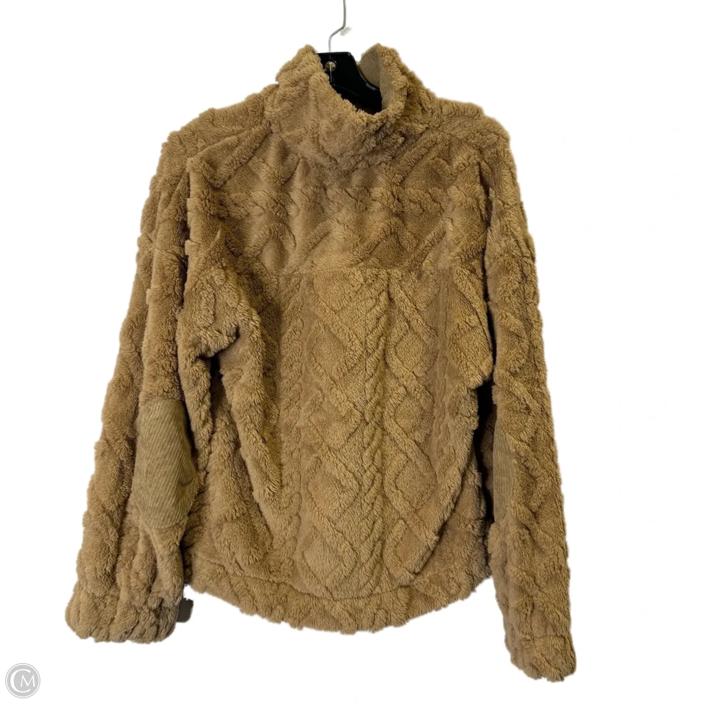 Jacket Faux Fur & Sherpa By Clothes Mentor In Cream, Size: S