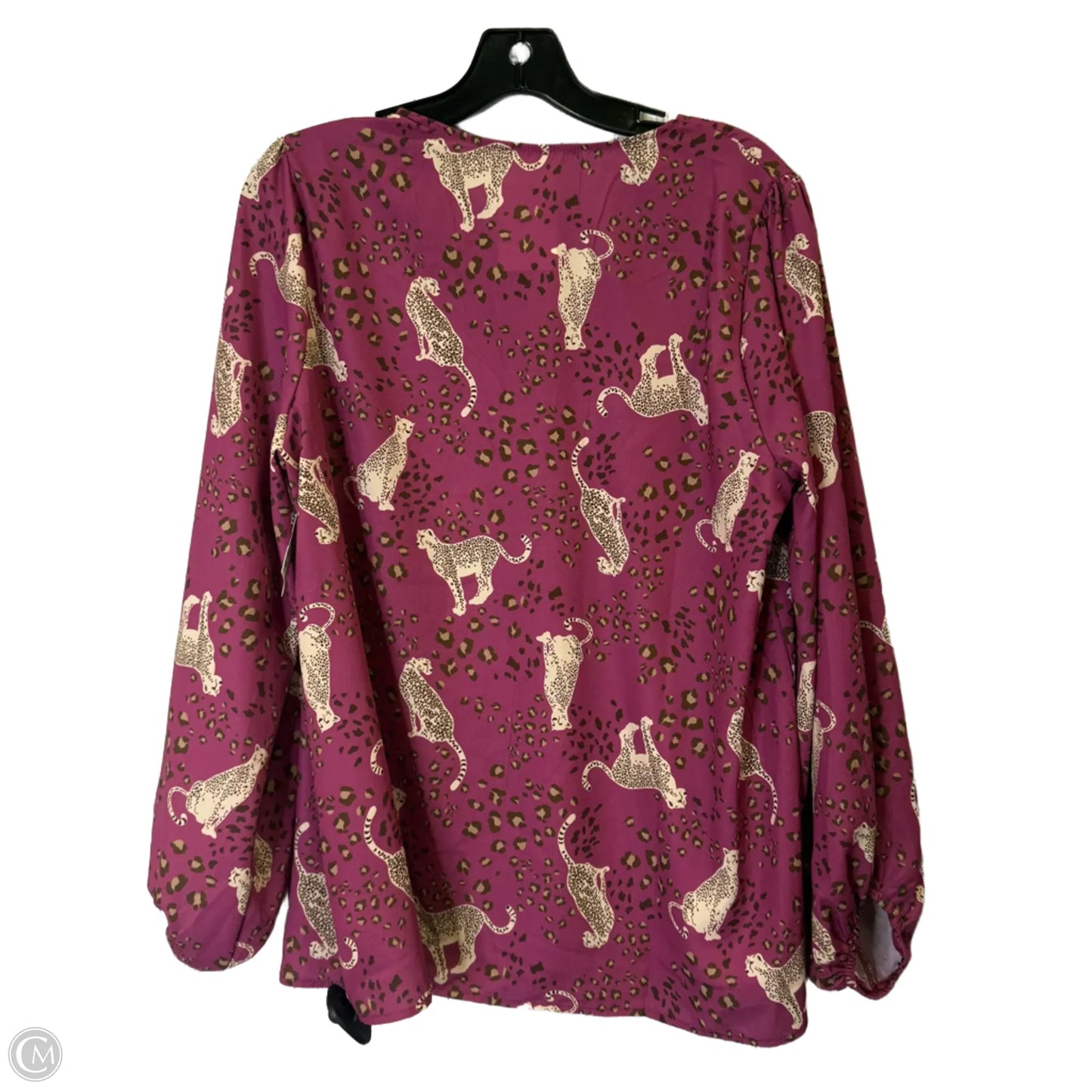 Top Long Sleeve By Cotton Bleu In Purple, Size: M