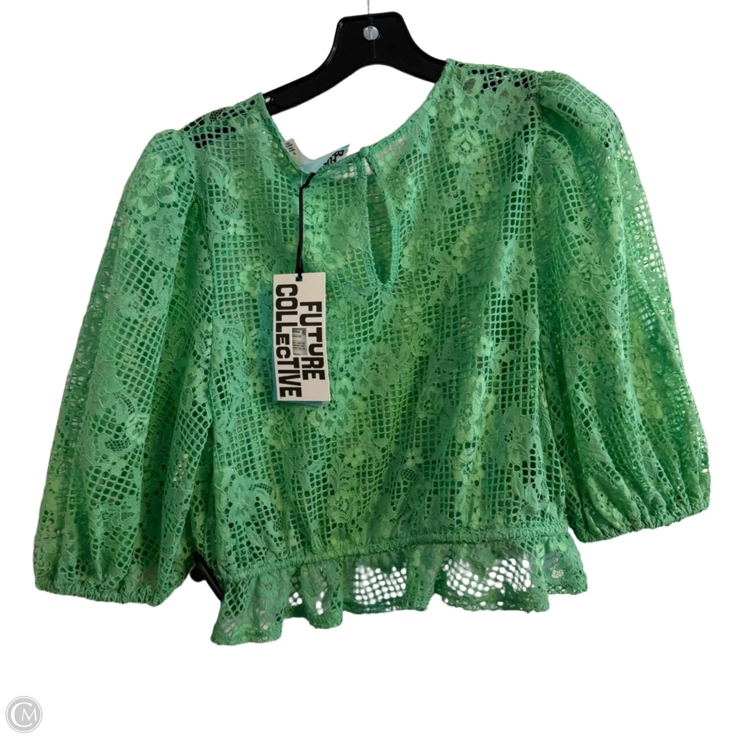 Top Short Sleeve By Target-designer In Green, Size: M