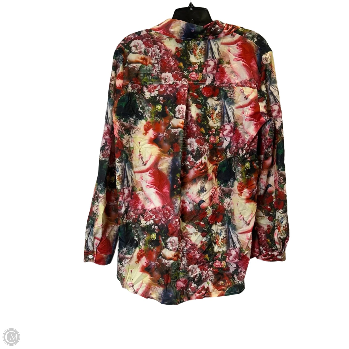 Top Long Sleeve By Pretty Little Thing In Multi-colored, Size: 6