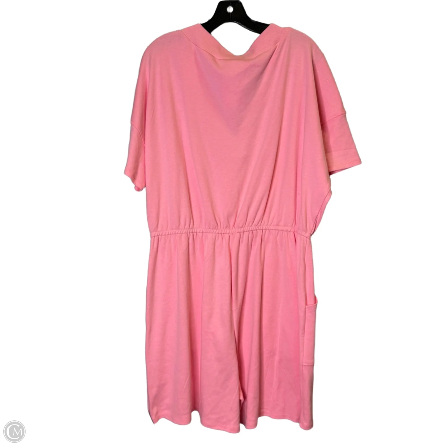 Romper By Zenana Outfitters In Pink, Size: 2x