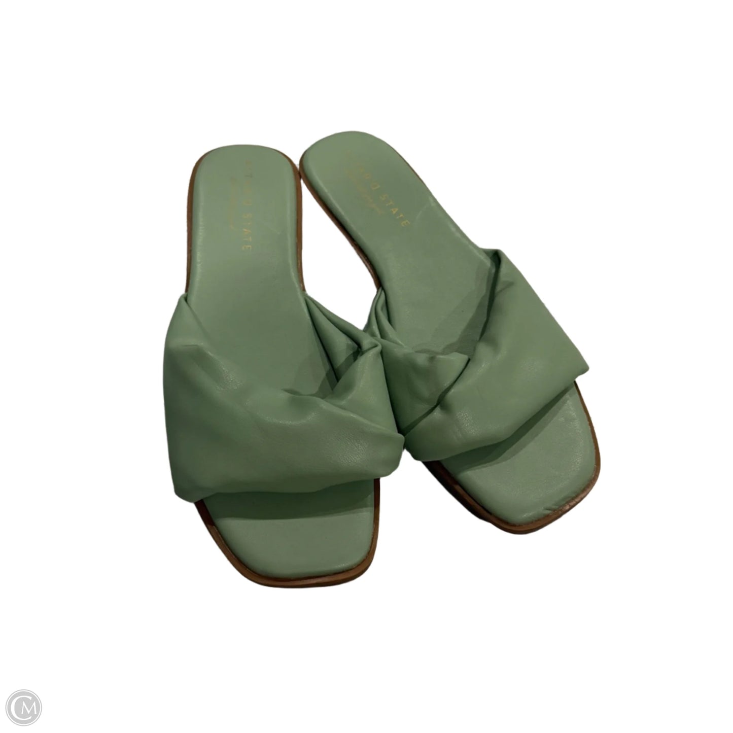 Sandals Flats By Altard State In Green, Size: 8.5