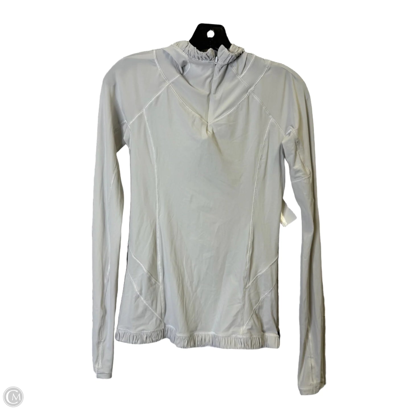 Athletic Jacket By Lululemon In White, Size: S