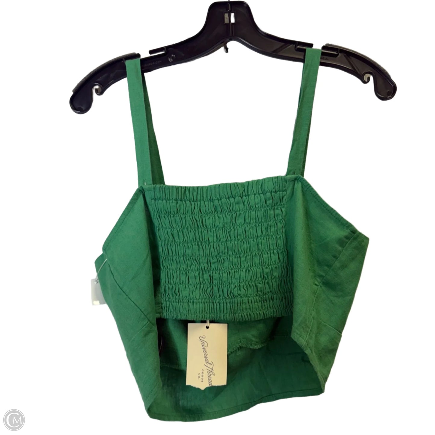 Top Sleeveless By Universal Thread In Green, Size: M