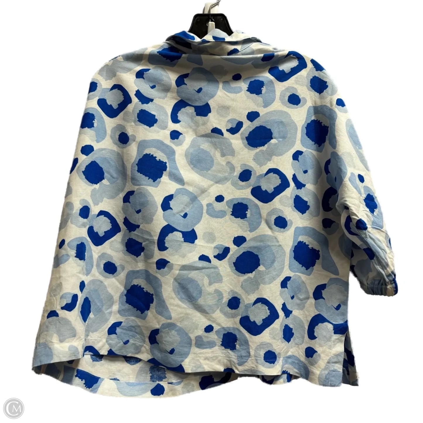 Top Short Sleeve By Cmb In Blue, Size: L