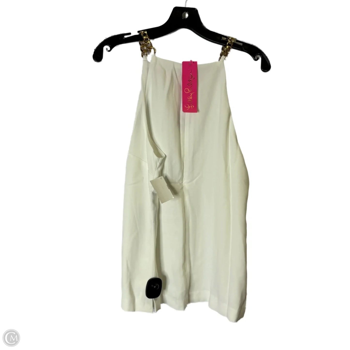 Top Sleeveless By Lilly Pulitzer In White, Size: 12