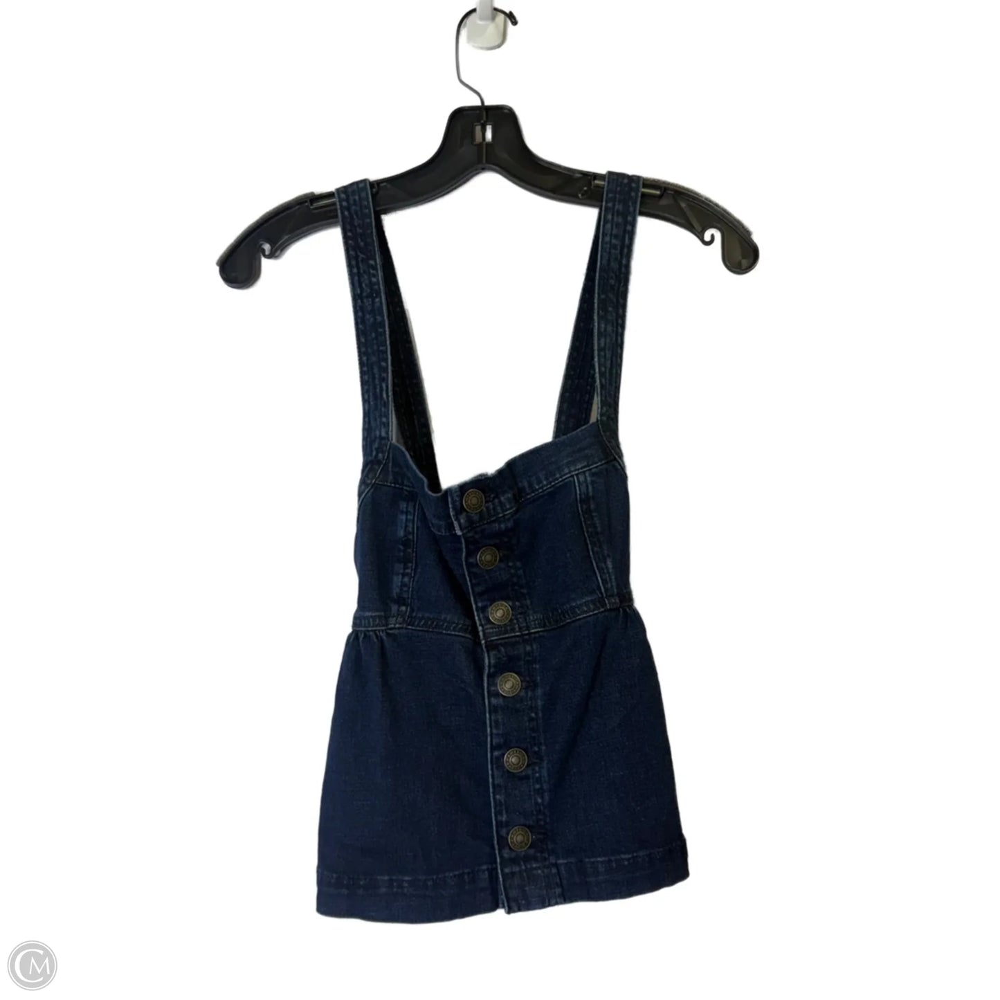 Top Sleeveless By American Eagle In Blue Denim, Size: S