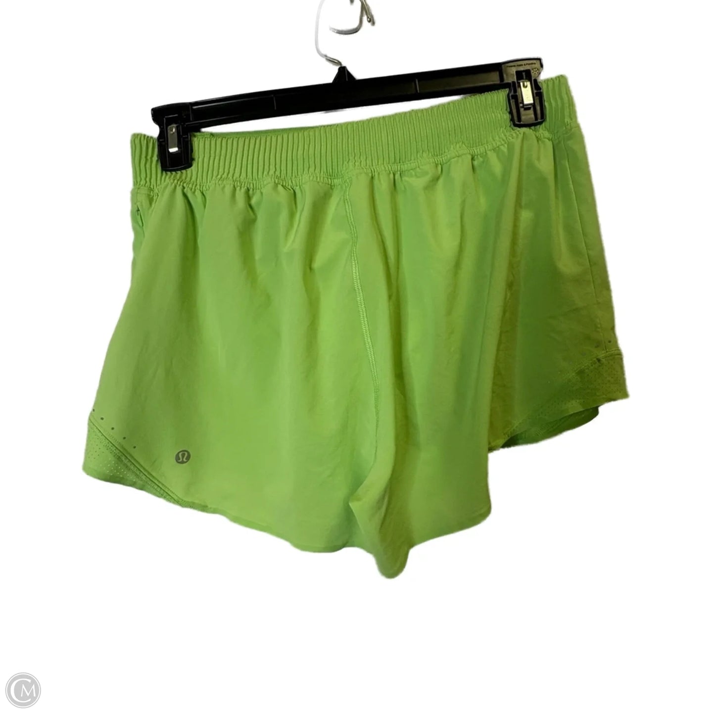 Athletic Shorts By Lululemon In Green, Size: 10