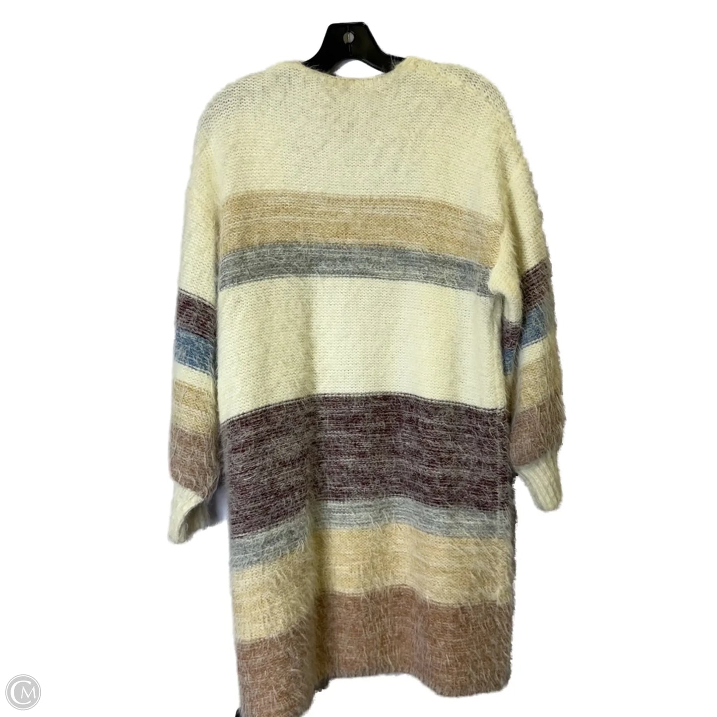 Sweater Cardigan By Clothes Mentor In Multi-colored, Size: M