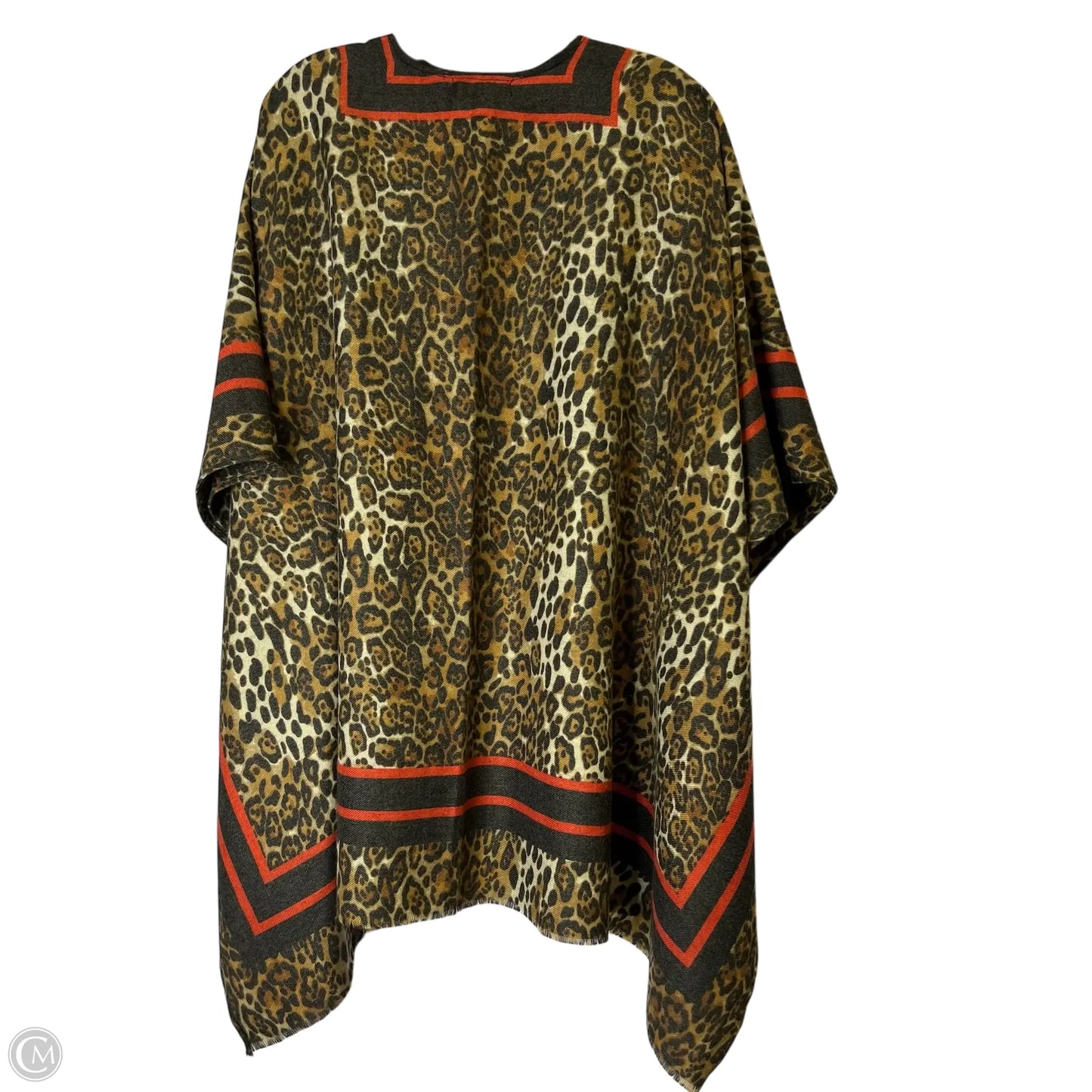 Shawl By Clothes Mentor In Animal Print, Size: Osfm