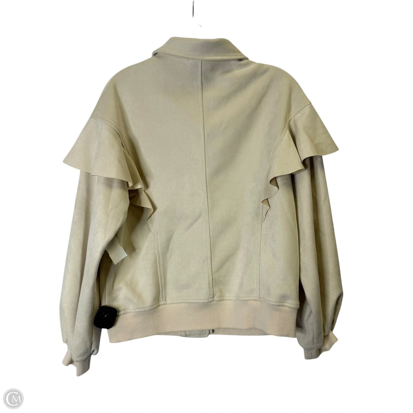 Jacket Shirt By Fate In Cream, Size: S