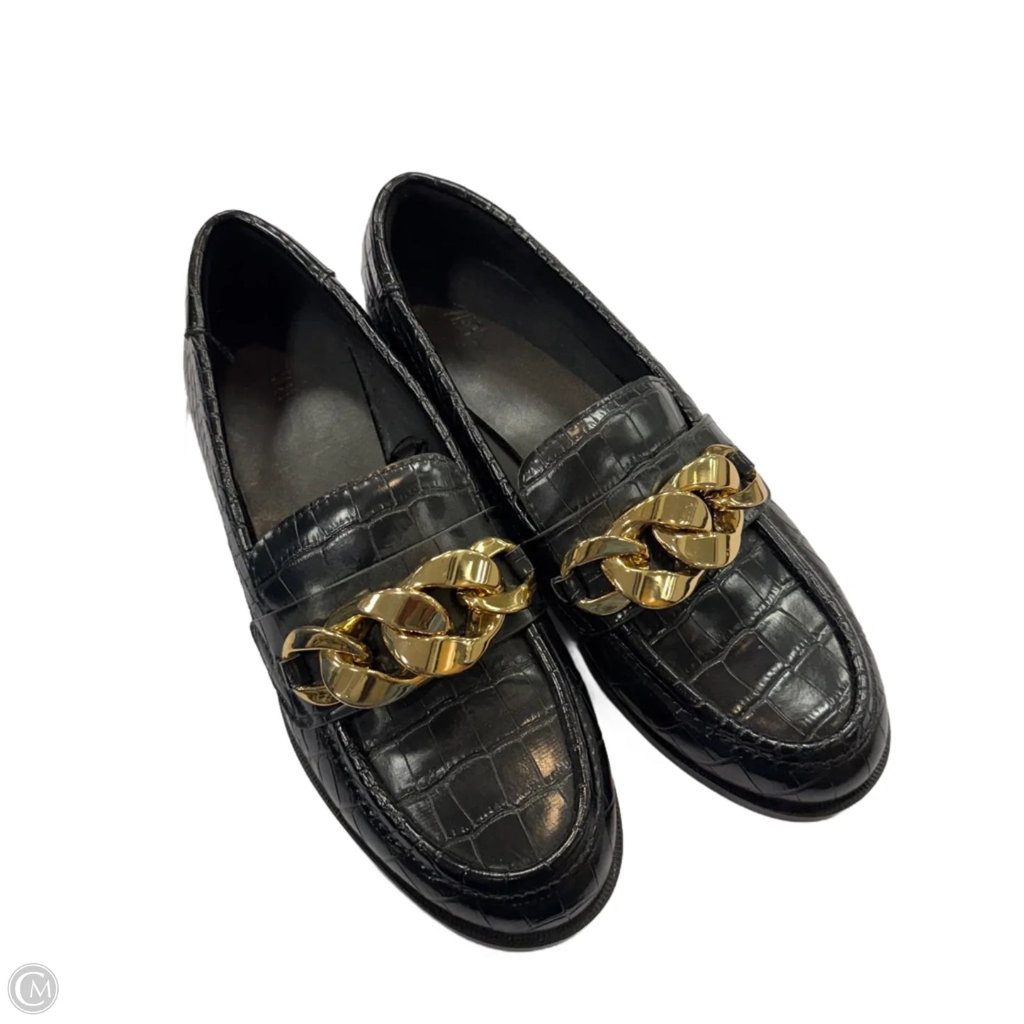 Shoes Flats By Zara In Black, Size: 6