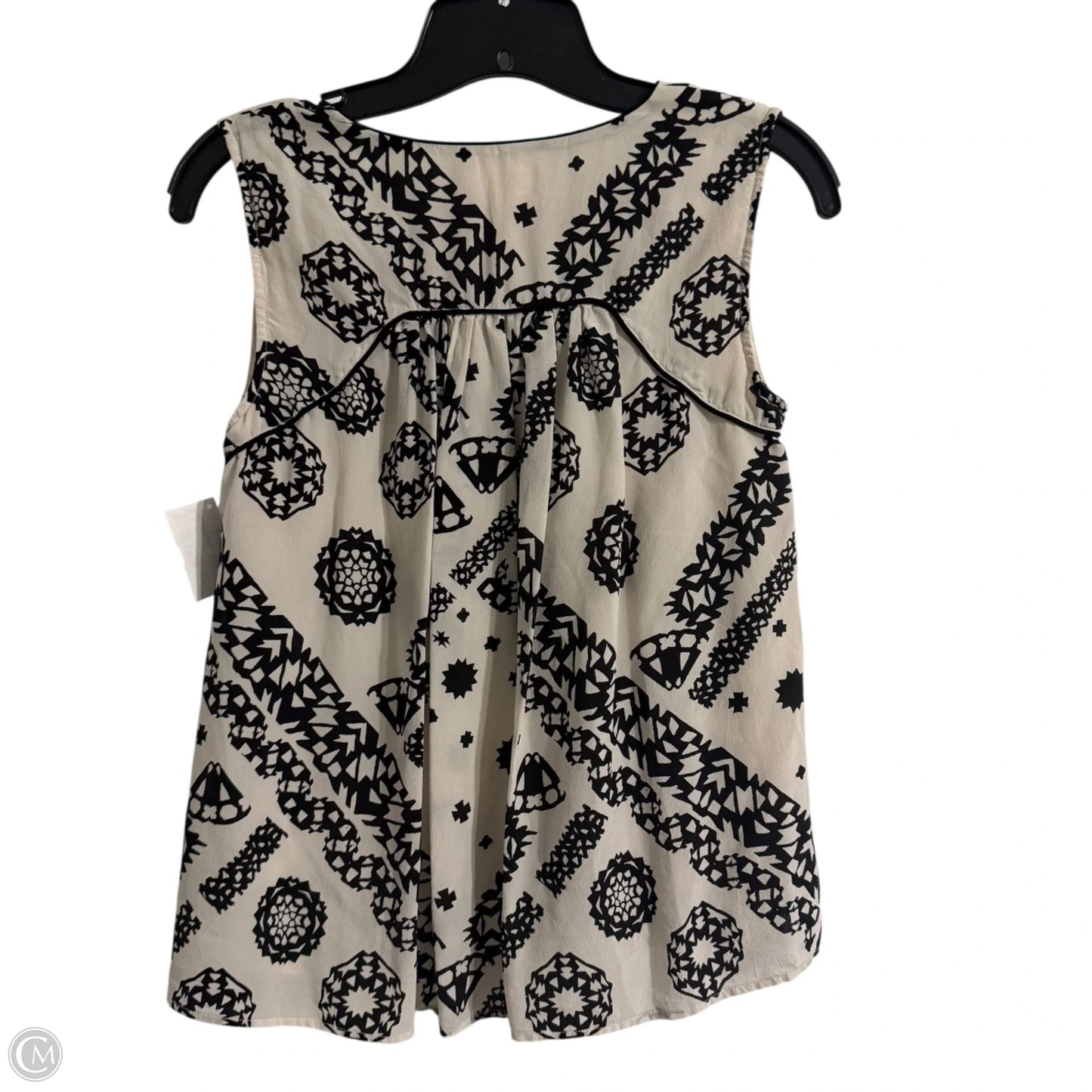 Top Sleeveless By Anthropologie In Cream, Size: 2