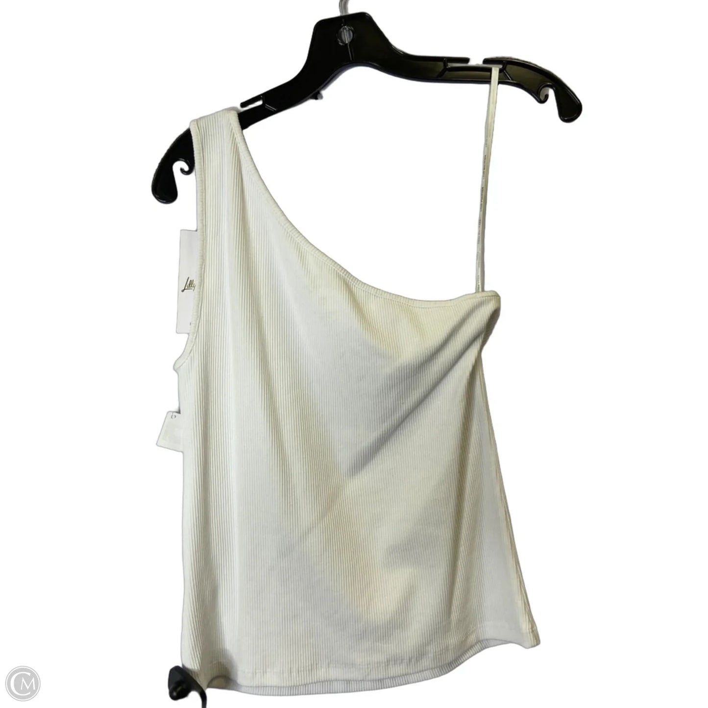 Top Sleeveless By Cmb In White, Size: M
