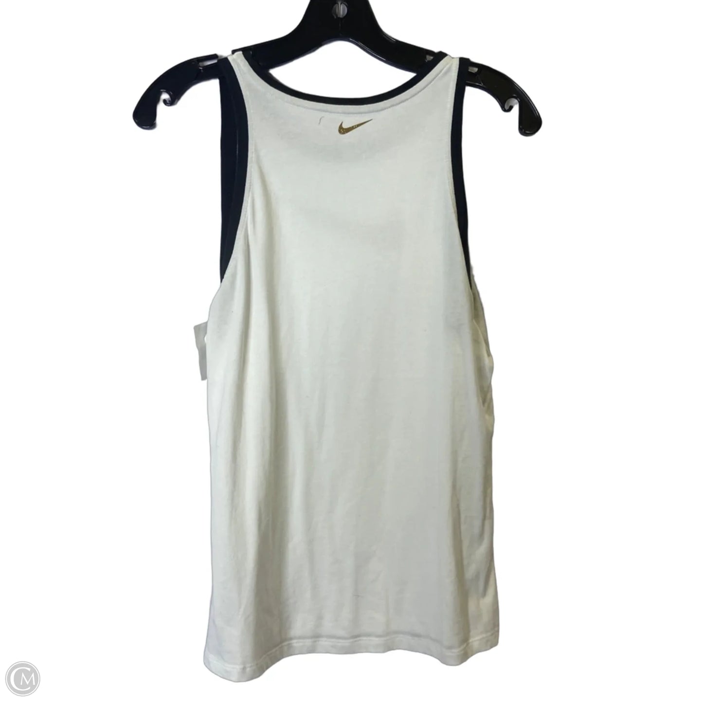 Athletic Tank Top By Nike Apparel In White, Size: S