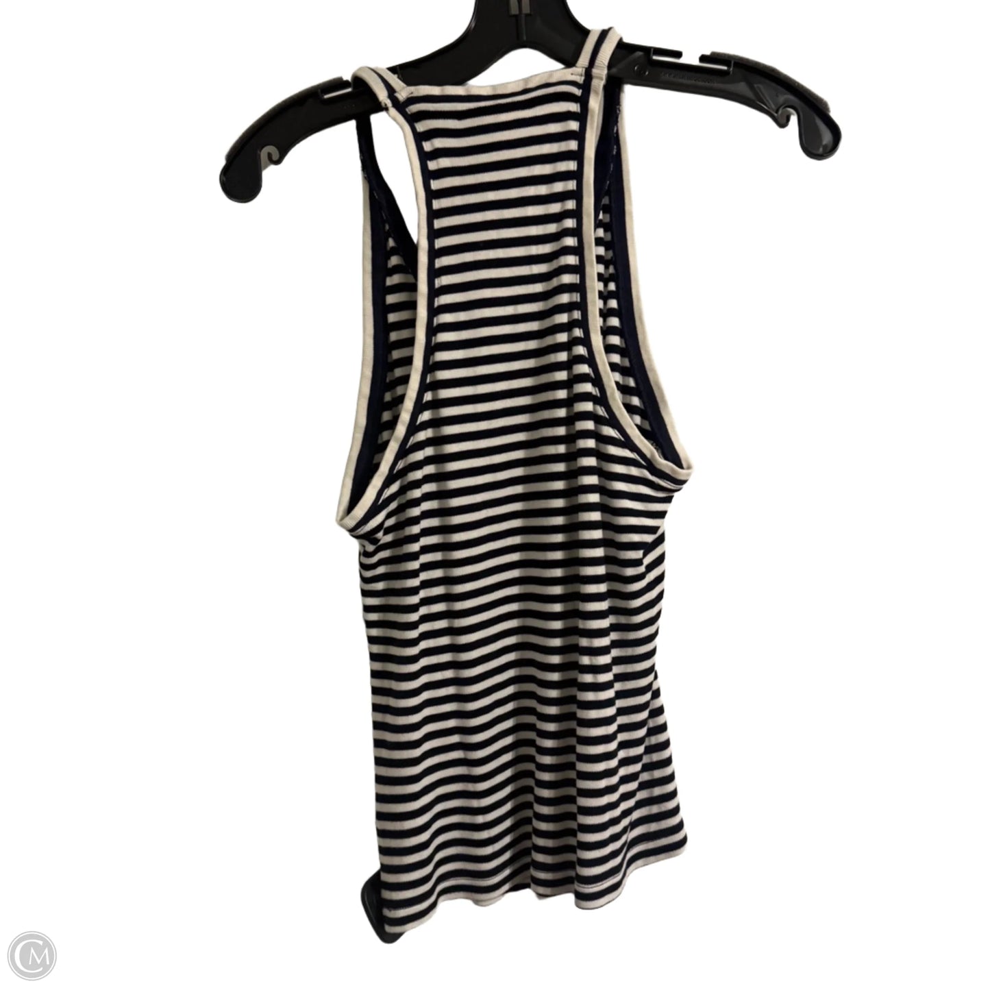 Top Sleeveless By Maeve In Striped Pattern, Size: M