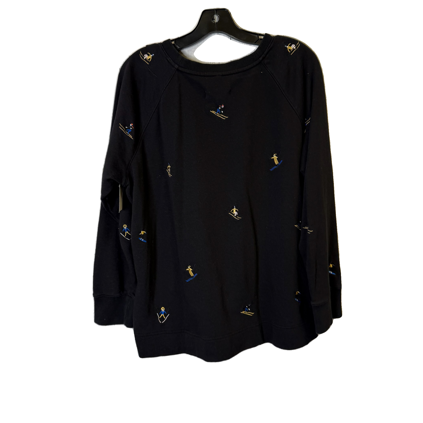 Sweatshirt Crewneck By Lou And Grey In Black, Size: L