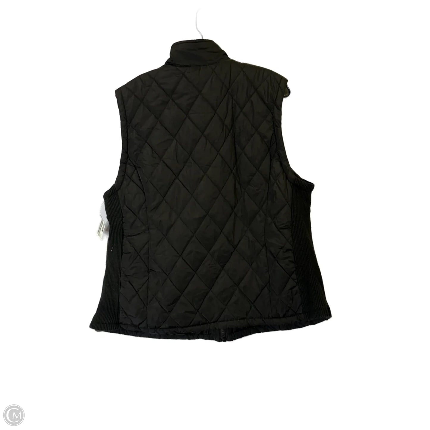 Vest Puffer & Quilted By Workshop In Black, Size: 1x