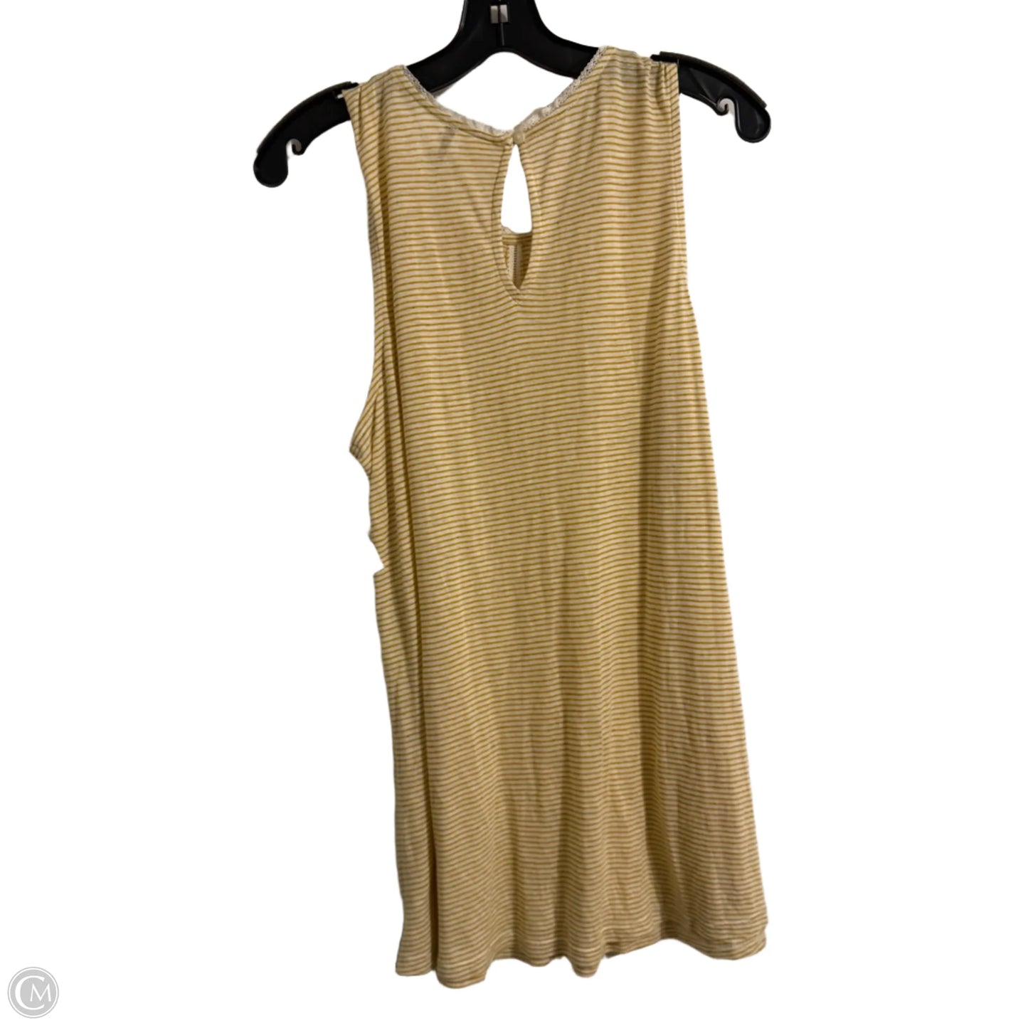 Top Sleeveless By Akemi And Kin In Yellow, Size: L