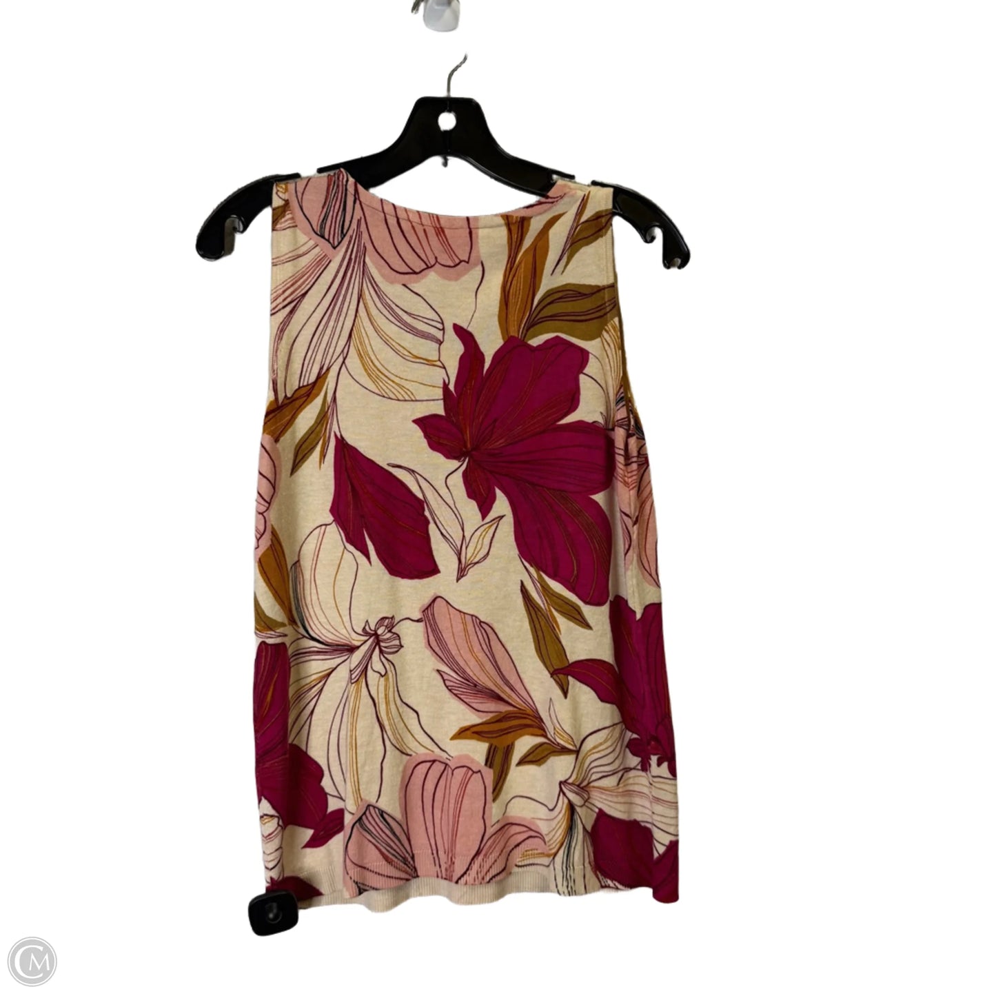 Top Sleeveless By Chicos In Pink, Size: S