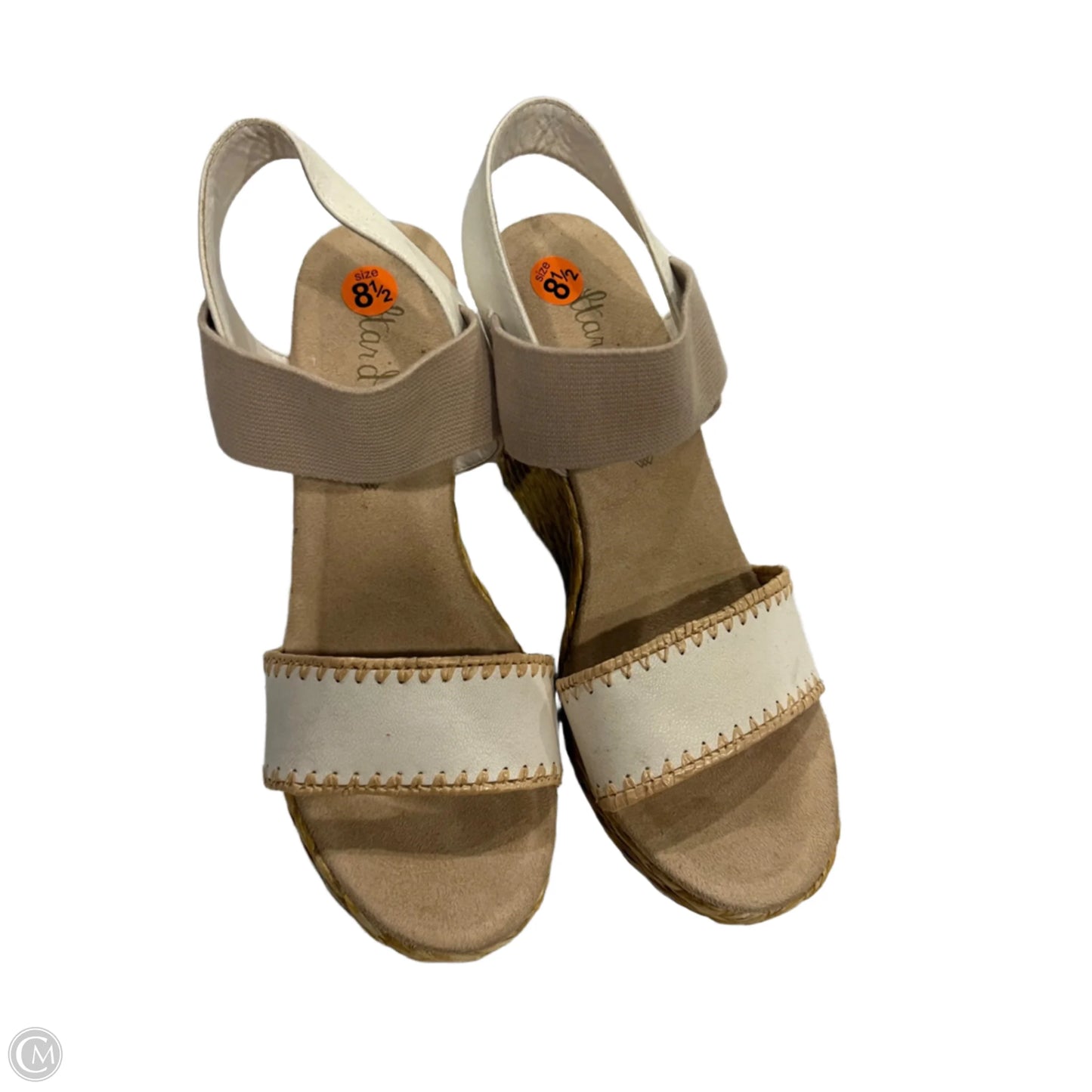 Sandals Heels Wedge By Altard State In White, Size: 8.5