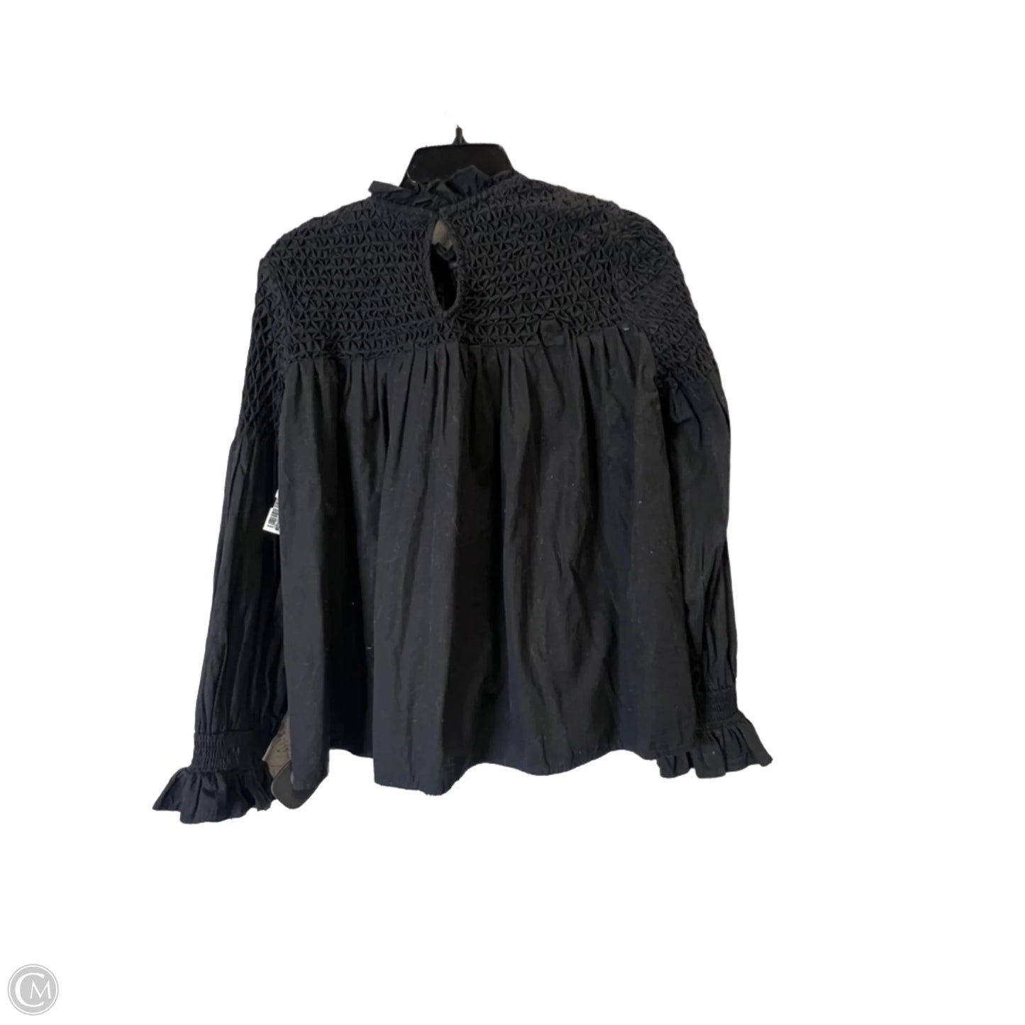 Top Long Sleeve By Maeve In Black, Size: 2