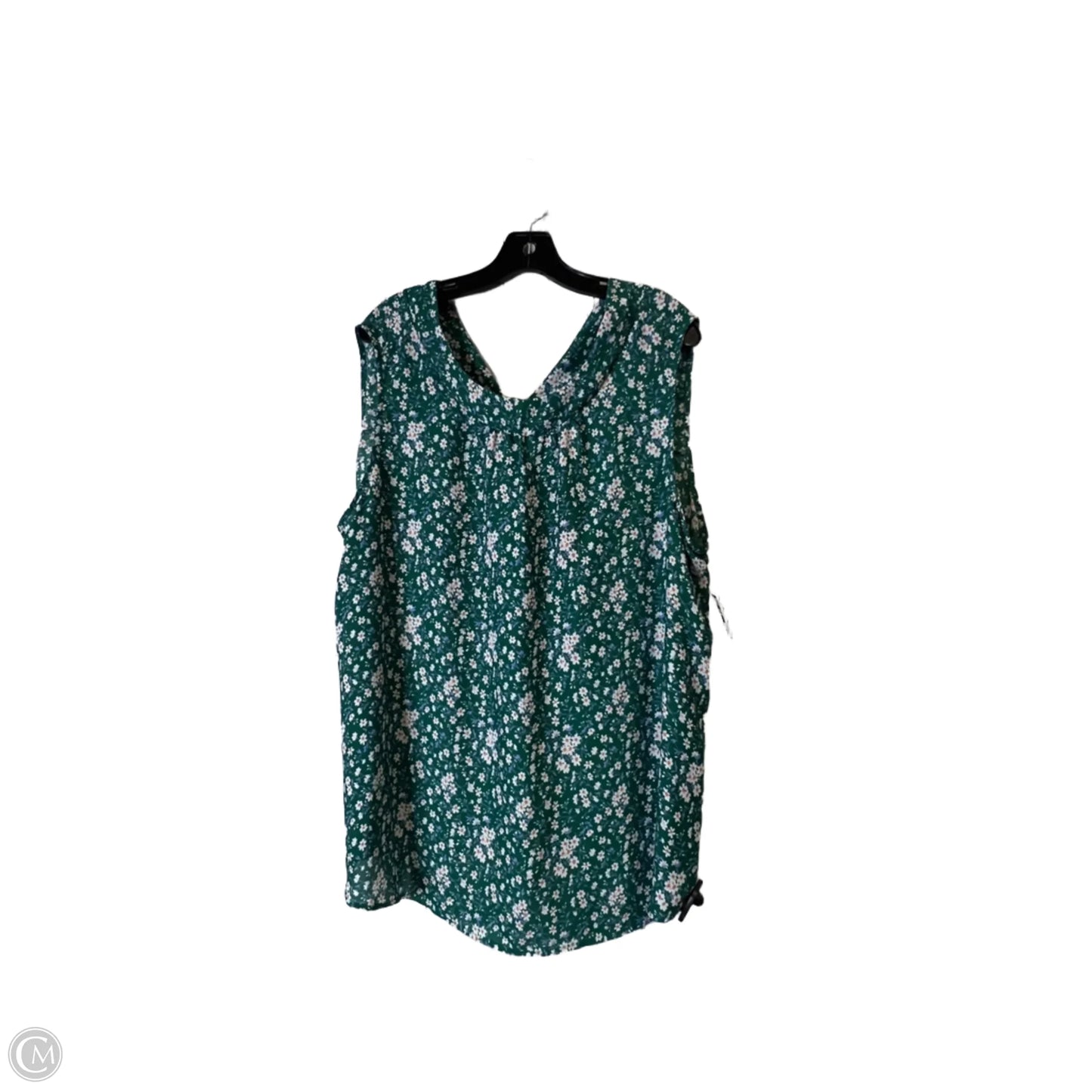 Top Sleeveless By Clothes Mentor In Floral Print, Size: 2x