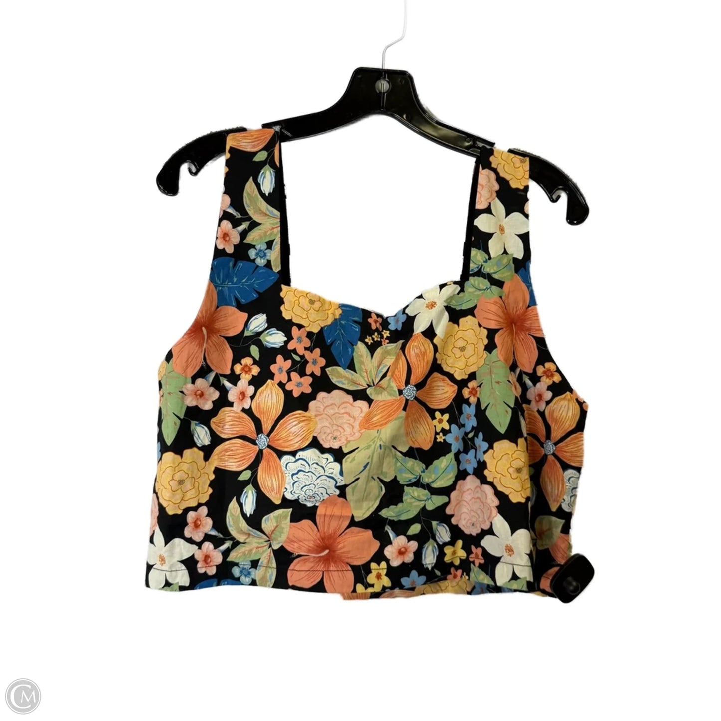 Top Sleeveless By Buddy Love In Floral Print, Size: L