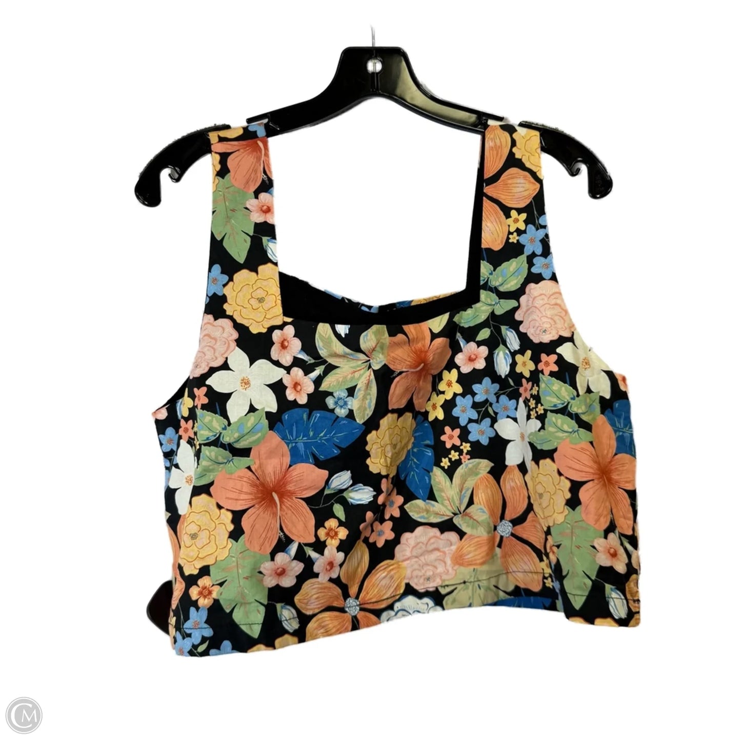Top Sleeveless By Buddy Love In Floral Print, Size: L