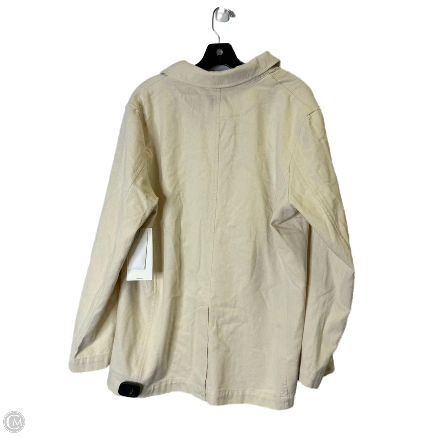 Blazer By Calvin Klein In Cream, Size: Xl