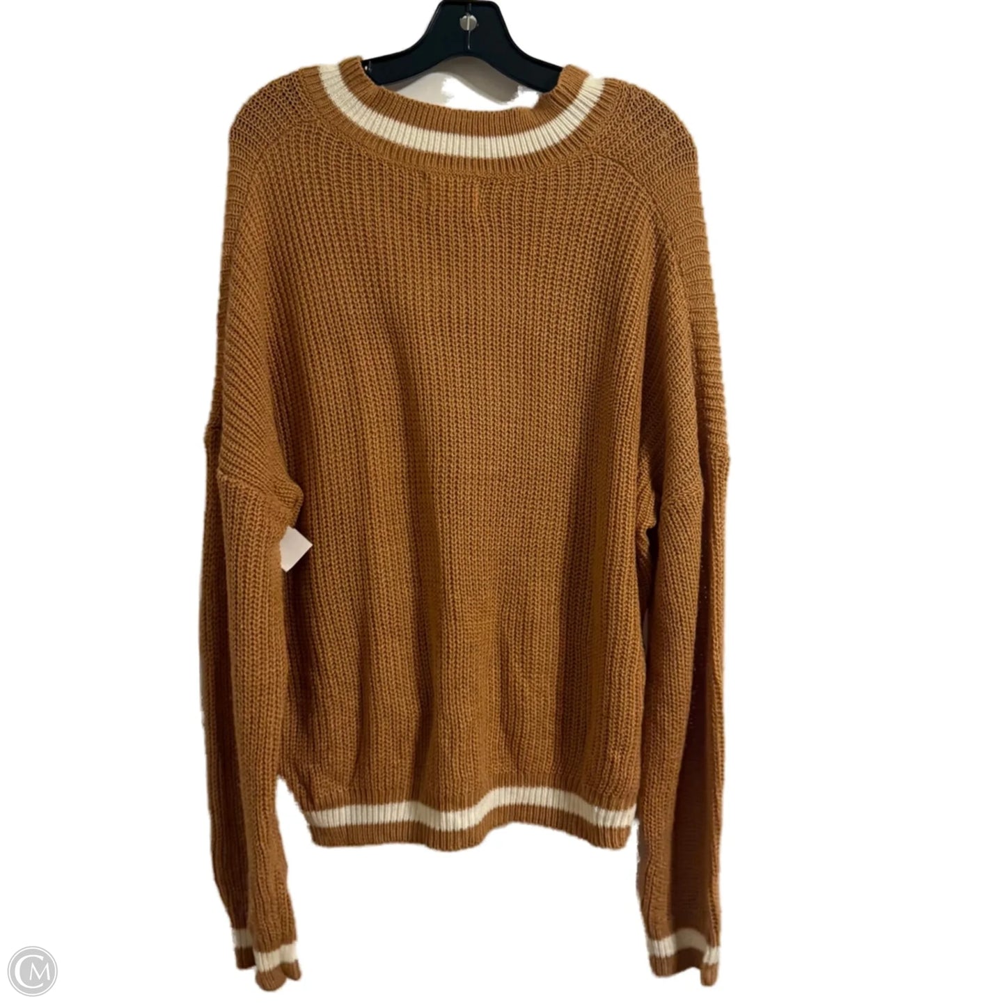 Sweater By Clothes Mentor In Brown, Size: M