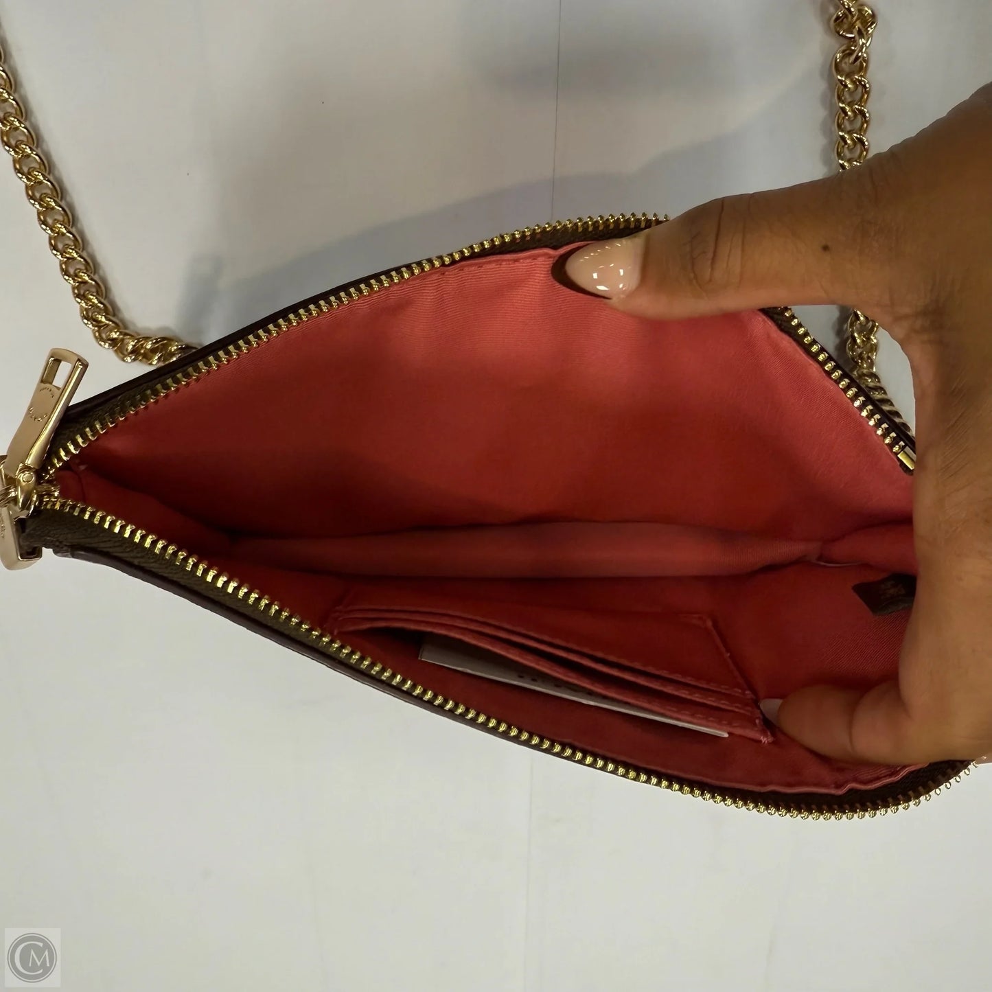 Crossbody Designer By Coach, Size: Small