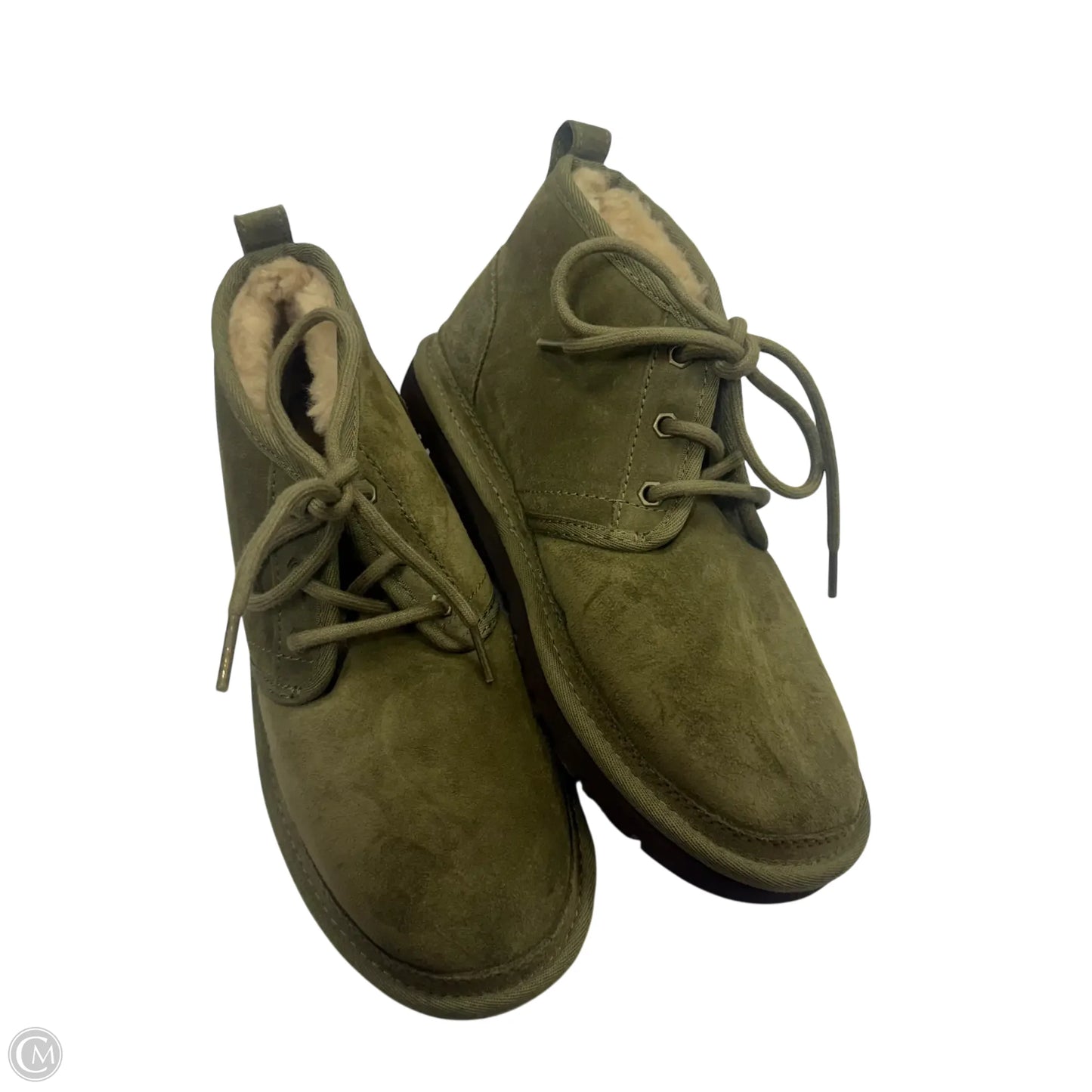 Boots Designer By Ugg In Green, Size: 6