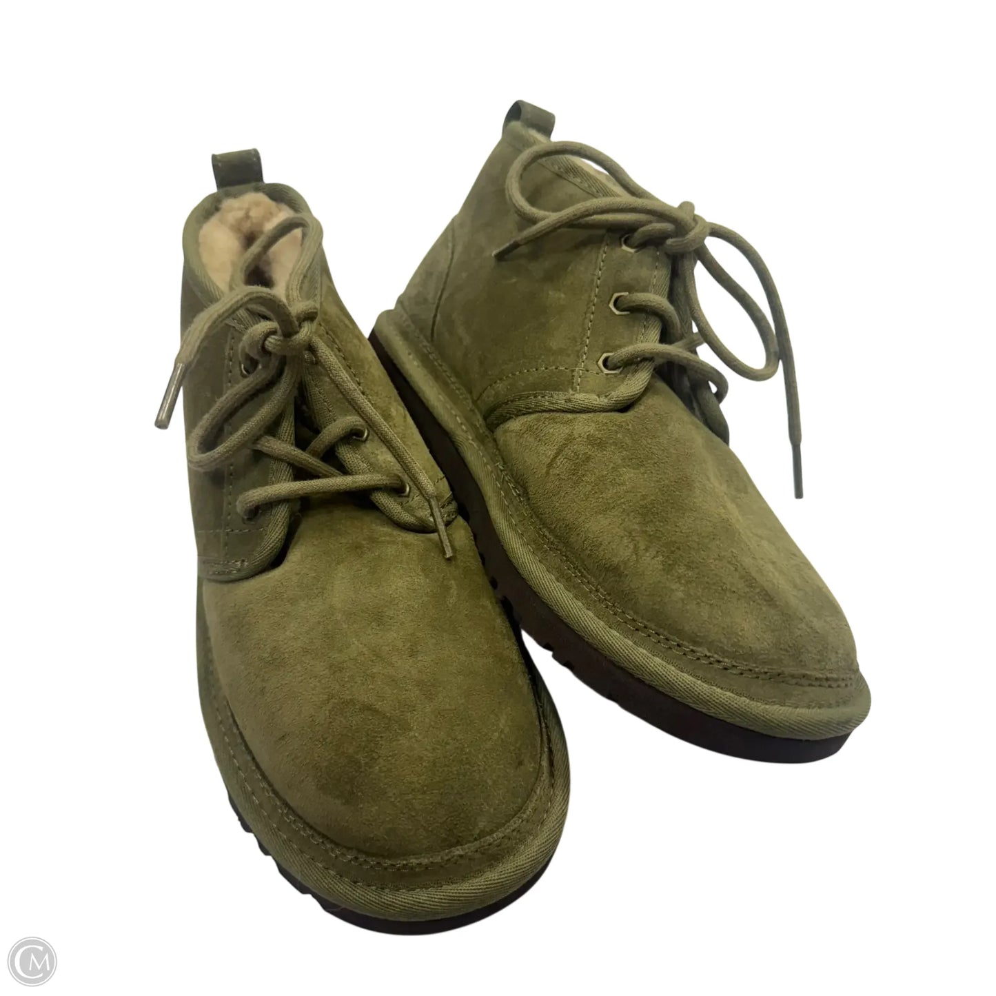 Boots Designer By Ugg In Green, Size: 6