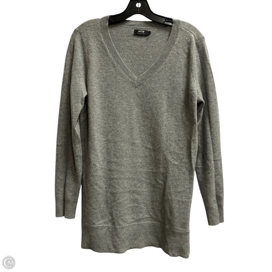 Sweater Cashmere By Apt 9 In Grey, Size: M