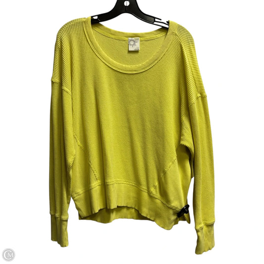 Sweatshirt Crewneck By Offline By Aerie In Yellow, Size: S