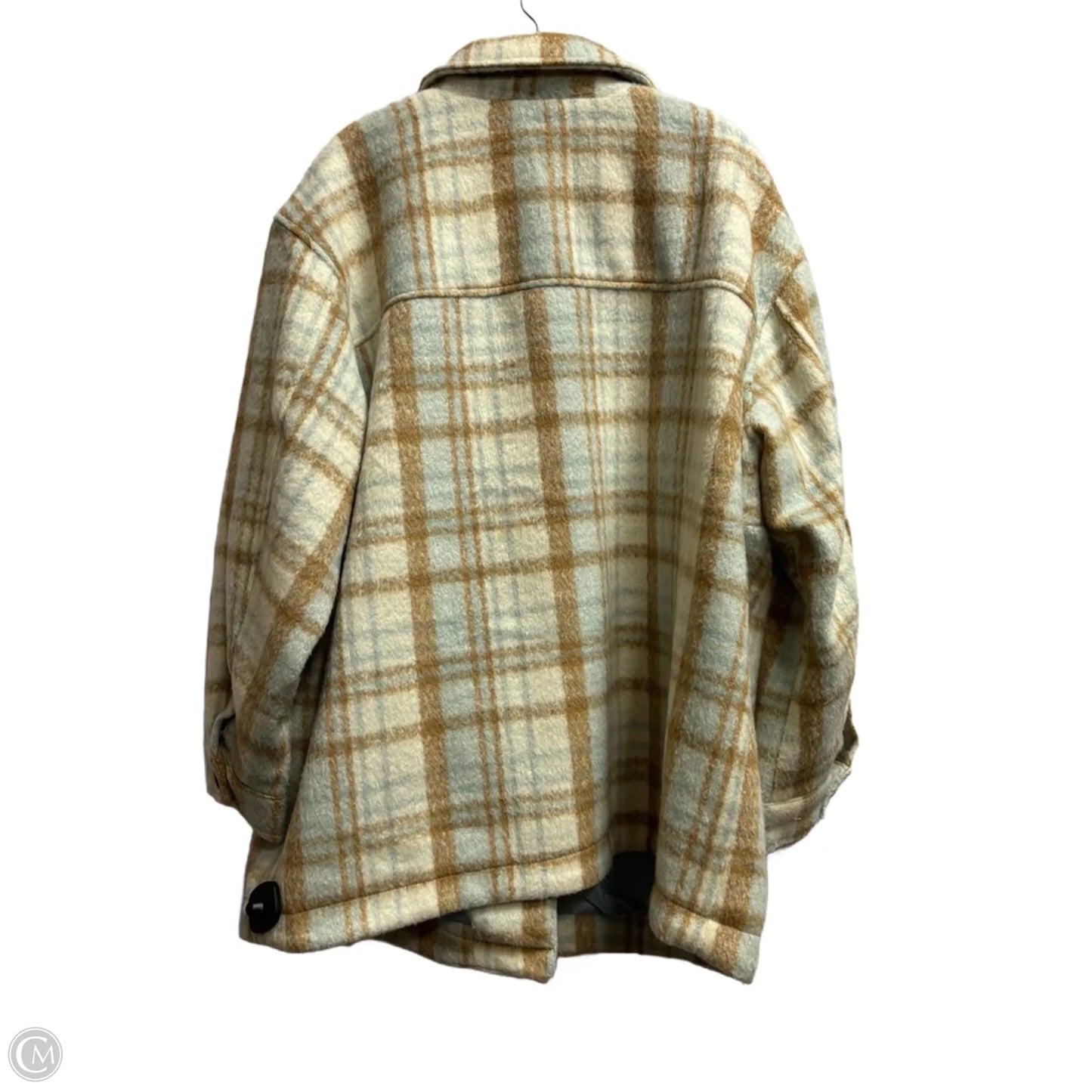 Jacket Shirt By Wonderly In Plaid Pattern, Size: 3x